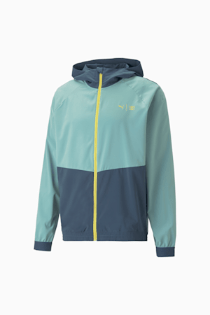Survêtement de course tissé PUMA x First Mile Homme, Dark Night-Adriatic, extralarge